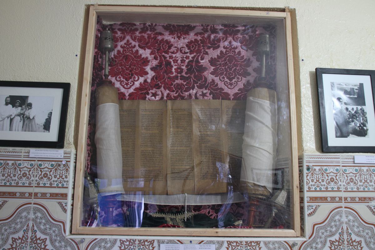 Un rouleau de Torah provenant d’un village de l’Atlas. Slat Lazama