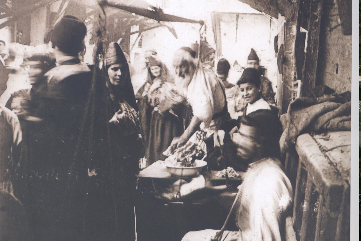 Mellah de Marrakech. Photo prise par Gabriel Veyre en 1901.