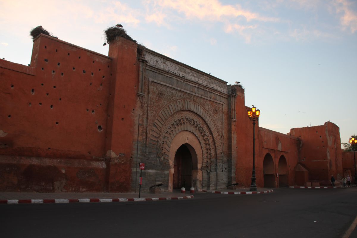 La majestueuse Bab Agnaou donnait accès à la cité royale Almohade.